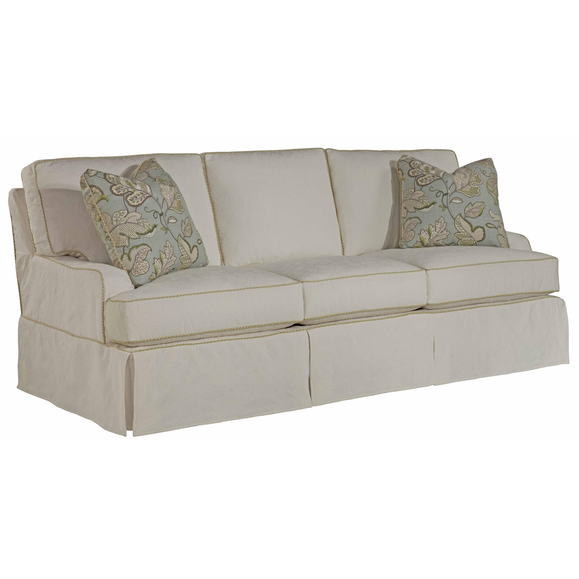 Kincaid Furniture Simone UPH65099 Casual Queen Sleeper Sofa with Slip